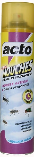 ACTO - Aérosol spécial mouches 400ml - large