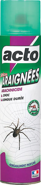 ACTO - Aérosol 400ml spécial araignées - large