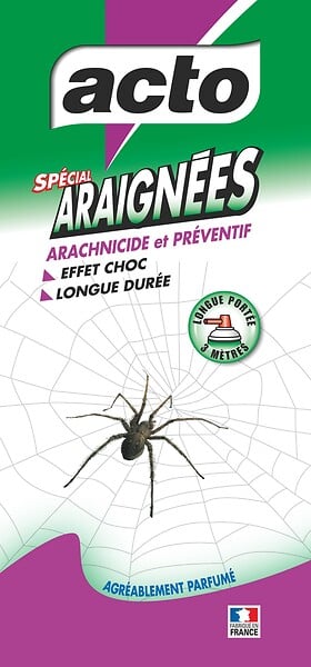 ACTO - Aérosol 400ml spécial araignées - large