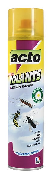ACTO - Aérosol spécial volants aux extraits de pyrèthre 400ml - large