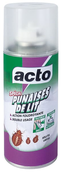 ACTO - Aérosol spécial punaises de lit - large