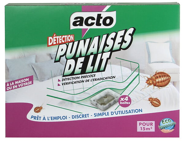 ACTO - Boites de détection punaises de lit - large