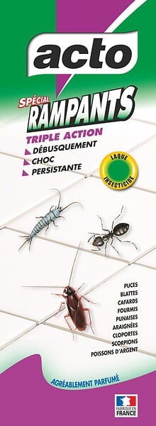 ACTO - Aérosol insecticide rampants - 400ml - Triple action - large