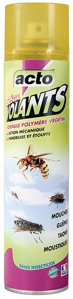 ACTO - Aérosol anti-insectes volants - Polymère végétal - 300ml - large
