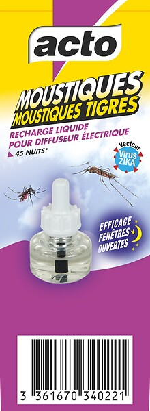 ACTO - Recharge liquide anti-moustiques - 30ml - large