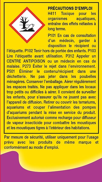 ACTO - Recharge liquide anti-moustiques - 30ml - large