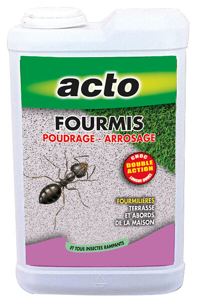 ACTO - Poudre anti-fourmis ACTO - Double usage - 400g - large