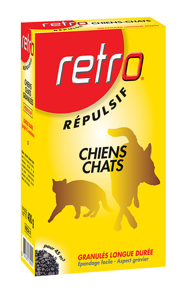 RETRO - Granulés répulsifs chiens-chats 400gr - large