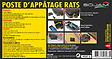ACTO - Poste d'appâtage rats - Plastique - Avec serrure à clé - vignette