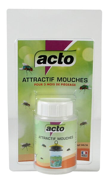 ACTO - Attractif pour piège à mouches - Poudre - 75g - large