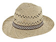 BLACKFOX - Chapeau d'été en paille - Jules - Beige - Taille ajustable - vignette