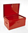 P.HENRY - Coffre - Métal - Rouge - 42x57x29cm - 60L - vignette