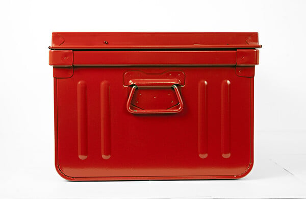 P.HENRY - Coffre - Métal - Rouge - 42x57x29cm - 60L - large