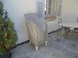 JARDILINE - Housse de protection pour chaises empilables Cover One - Gris mastic - L.66xl.66xH.110cm - vignette
