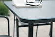 JARDILINE - Table de jardin Milos - Aluminium - Gris anthracite - 10 personnes - vignette