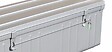 P.HENRY - Cantine métallique Premium - Acier - Gris aluminium - 175L - vignette