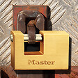 MASTER LOCK - Cadenas à clé laiton massif 76mm anse d.11xh.14mm 5 goupilles - vignette