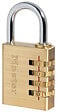 MASTER LOCK - Cadenas à combinaison programmable laiton 40mm anse d.6xh.26mm - vignette