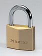 MASTER LOCK - Cadenas cémenté en laiton massif 40mm anse d.6xh.24mm 4 clés - vignette