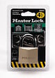 MASTER LOCK - Cadenas cémenté en laiton massif 40mm anse d.6xh.24mm 4 clés - vignette