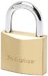 MASTER LOCK - Cadenas à clé laiton massif 40mm anse d.6xh.22mm 5 goupilles - vignette