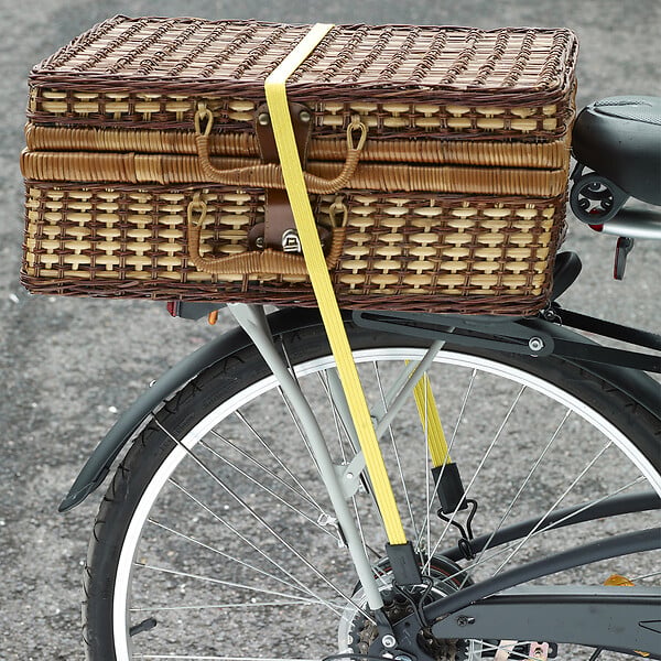 MASTER LOCK - Tendeur plat avec crochet L.100cm jaune - large
