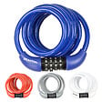 MASTER LOCK - Cable antivol vélo à combinaison L.180xd.0.8cm - vignette