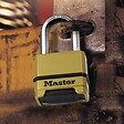 EXCELL - Cadenas à combinaison en acier laminé 56mm anse octo d.9mm - vignette