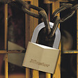 MASTER LOCK - Cadenas à clé laiton massif 40mm anse hexagonale d.7.5xh.23mm 4 clés - vignette