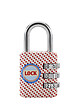 MASTER LOCK - Cadenas à combinaison programmable motif chrome 30mm anse d.5xh.22mm - vignette