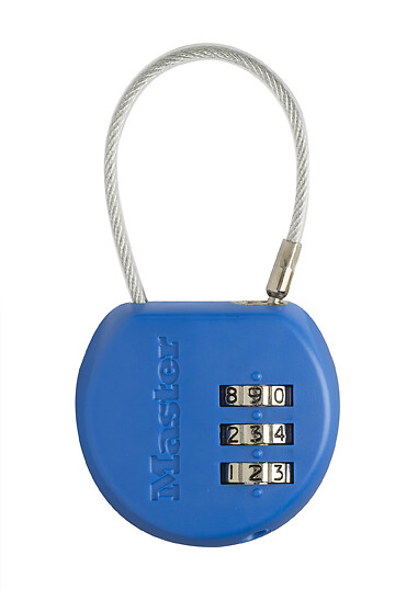 MASTER LOCK - Cadenas porte-adresse à combinaison programmable 42mm anse d.3xh.44mm - large