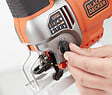 BLACK+DECKER - Scie sauteuse à mouvement pendulaire - 650W - vignette