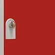 P.HENRY - Vestiaire 2 colonnes de 2 cases gris perle - rouge - vignette