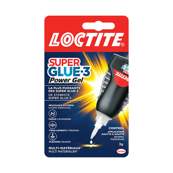 LOCTITE - Colle cyanoacrylate Super Glue-3 Power Gel Control 3g - large