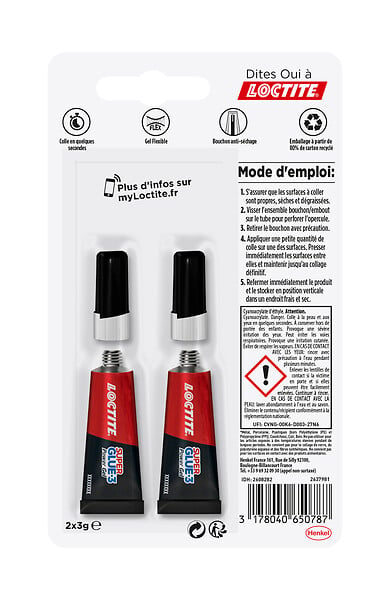 LOCTITE - Tube Power Flex - Lot de 2 - 3g - large