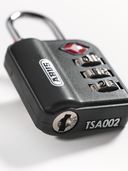 ABUS - Cadenas à Combinaison 147-30mm TSA Noir Blister - large