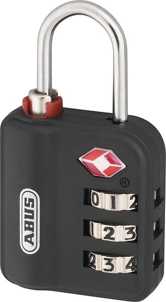 ABUS - Cadenas à Combinaison 147-30mm TSA Noir Blister - large