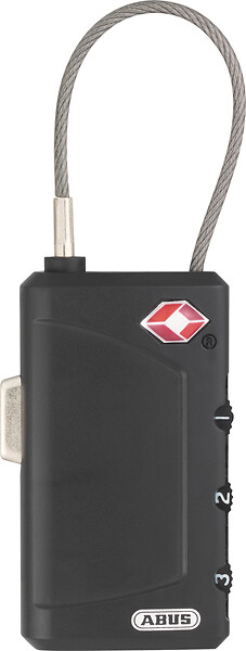 ABUS - Cadenas à Combinaison 3 chiffres 148-30mm TSA Cable - large