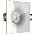 XANLITE - Pack de 3 spots encastrables carrés aluminium blanc IP44 - vignette