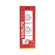 XANLITE - Pack de 3 spots encastrables carrés orientables blancs, culot GU10, puissance max 50W, orientation 45°, lumière blanc chaud 2700 K, indice IP20, usage intérieur - vignette
