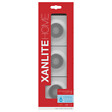 XANLITE - Pack de 3 spots encastrables carrés aluminium blanc IP44 - vignette
