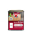 V33 BOIS - Vernis brillant blanc patine 0.25 litre - vignette