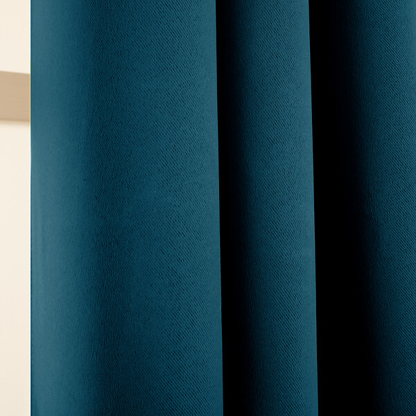 MODE DE VIE - Rideau avec oeillets - Occultant - Bleu - 140x240cm - large