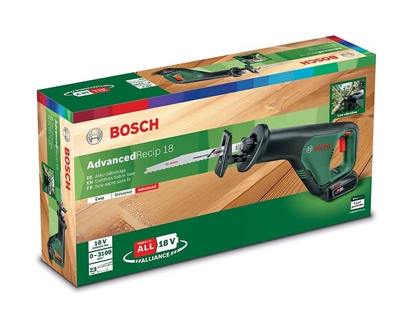 BOSCH - Scie recipro AdvancedRecip18 Set 1 batterie 2,5Ah - large