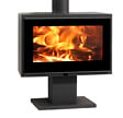 PANADERO - Poêle à bois acier MAJA-S - Gris - 7,2kW - vignette