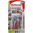FISCHER - Blister de 8 chevilles tous matériaux DUOPOWER 8x40mm + vis - vignette