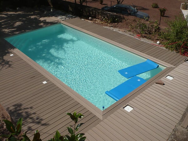 UBBINK PIS - Piscine Linéa - Liner Bleu - Rectangulaire - L800xH140xP500cm - large