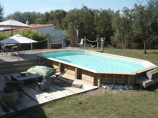 UBBINK PIS - Piscine Océa - Liner Beige - 470x860x130cm - large