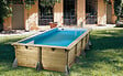 UBBINK PIS - Piscine en bois Azura - Bleu - L.505xH.126xP.350cm - vignette