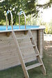 UBBINK PIS - Piscine en bois Azura - Bleu - L.505xH.126xP.350cm - vignette